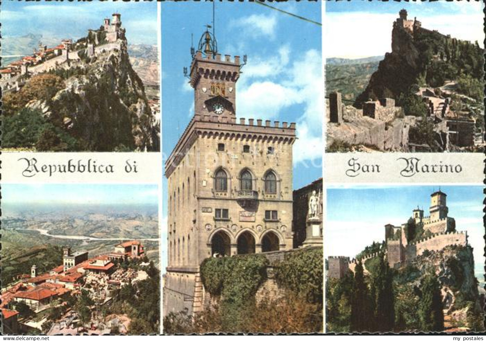 San Marino San Marino mit Burg