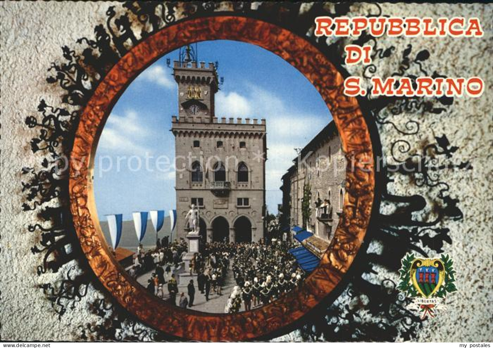 San Marino San Marino mit Burg