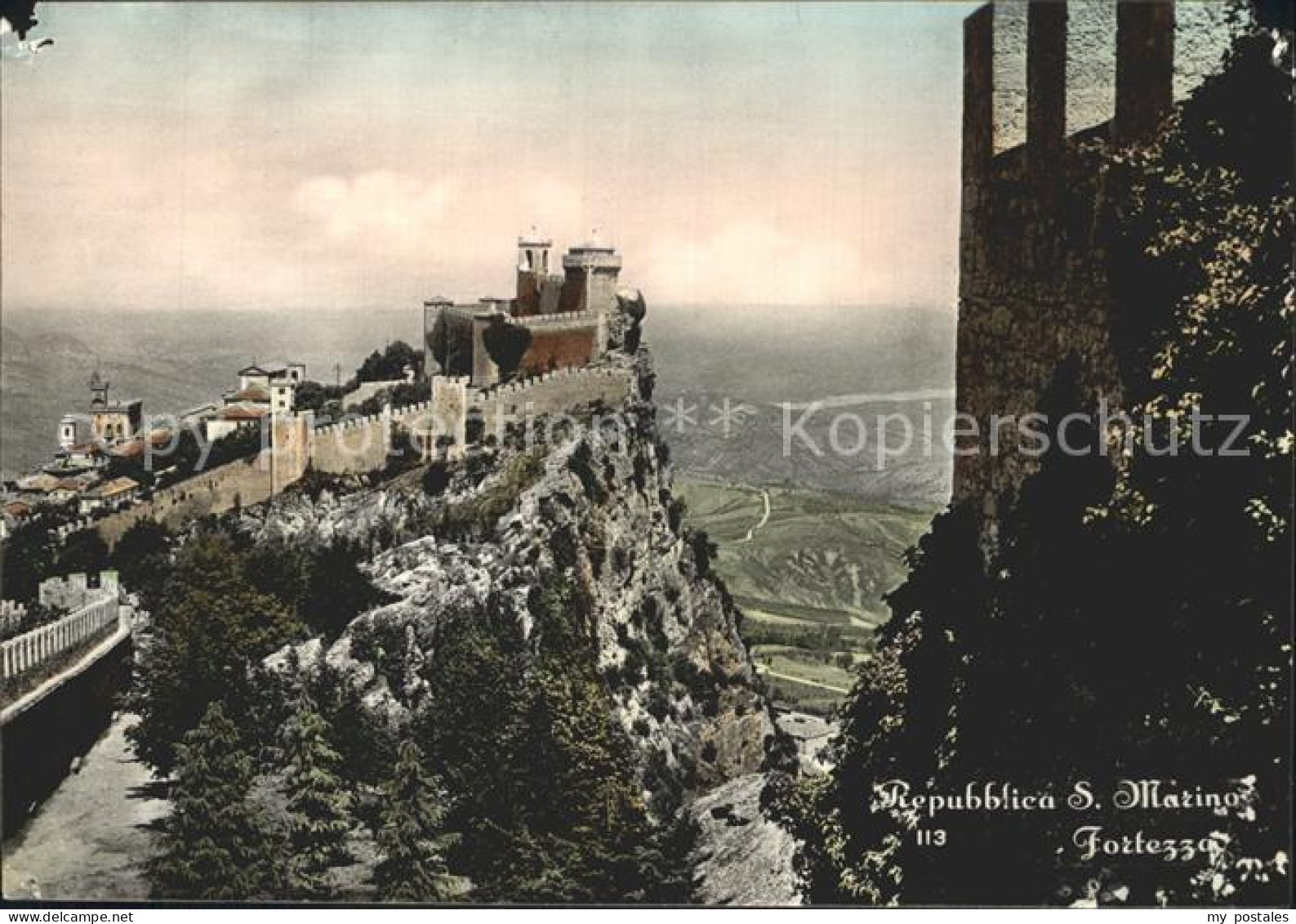 San Marino San Marino Monte Titano Festung