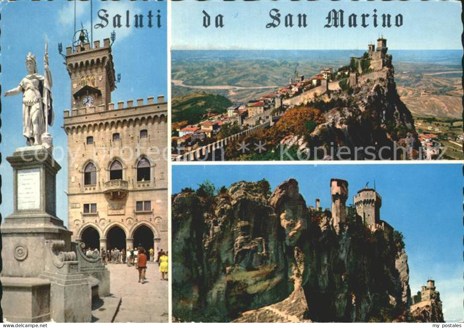 San Marino San Marino Palazzo del Governo Antiche Rocche Monte Titano
