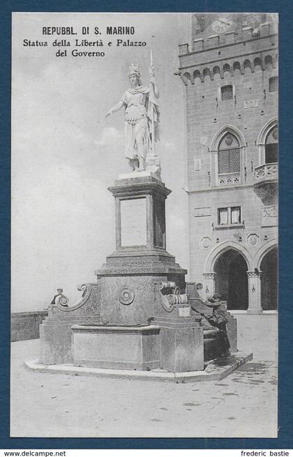 S. MARINO - Statua della Liberta e Palazzo del Governo
