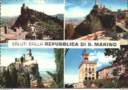 San Marino San Marino Burgansichten