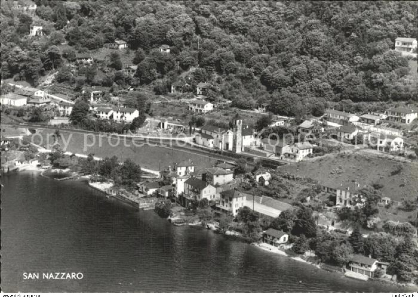 San Nazzaro Lago Maggiore Fliegeraufnahme