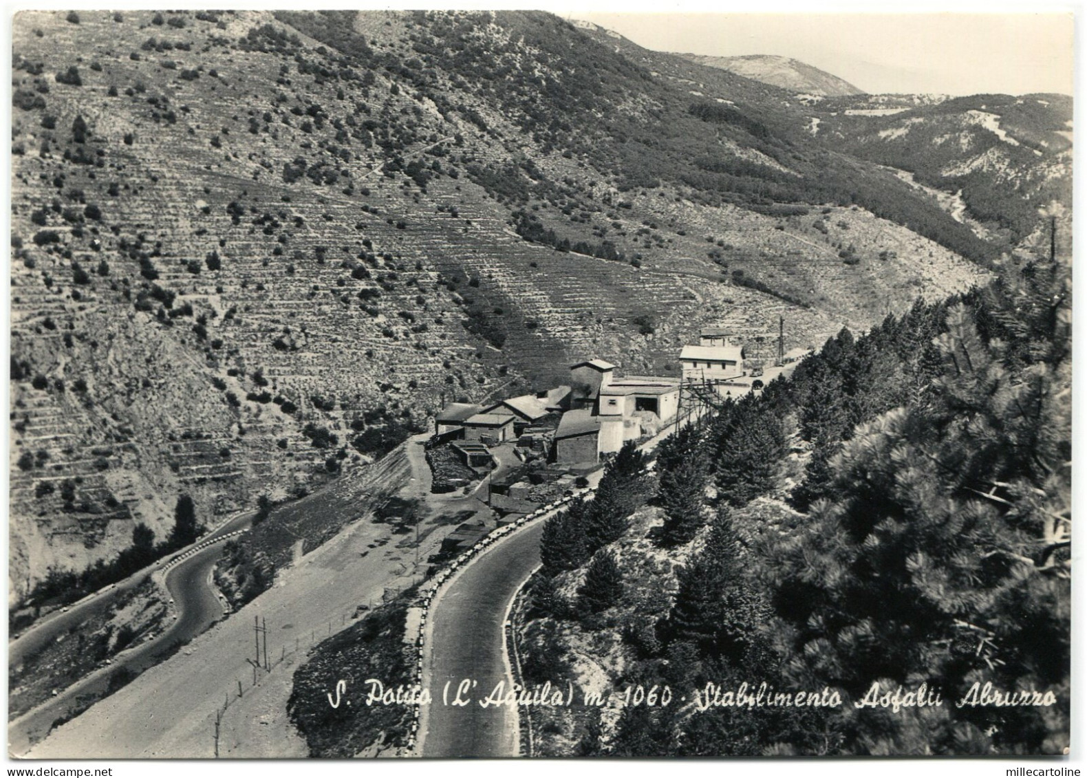 SAN POTITO OVINDOLI, STABILIMENTO ASFALTI ABRUZZO, 1956