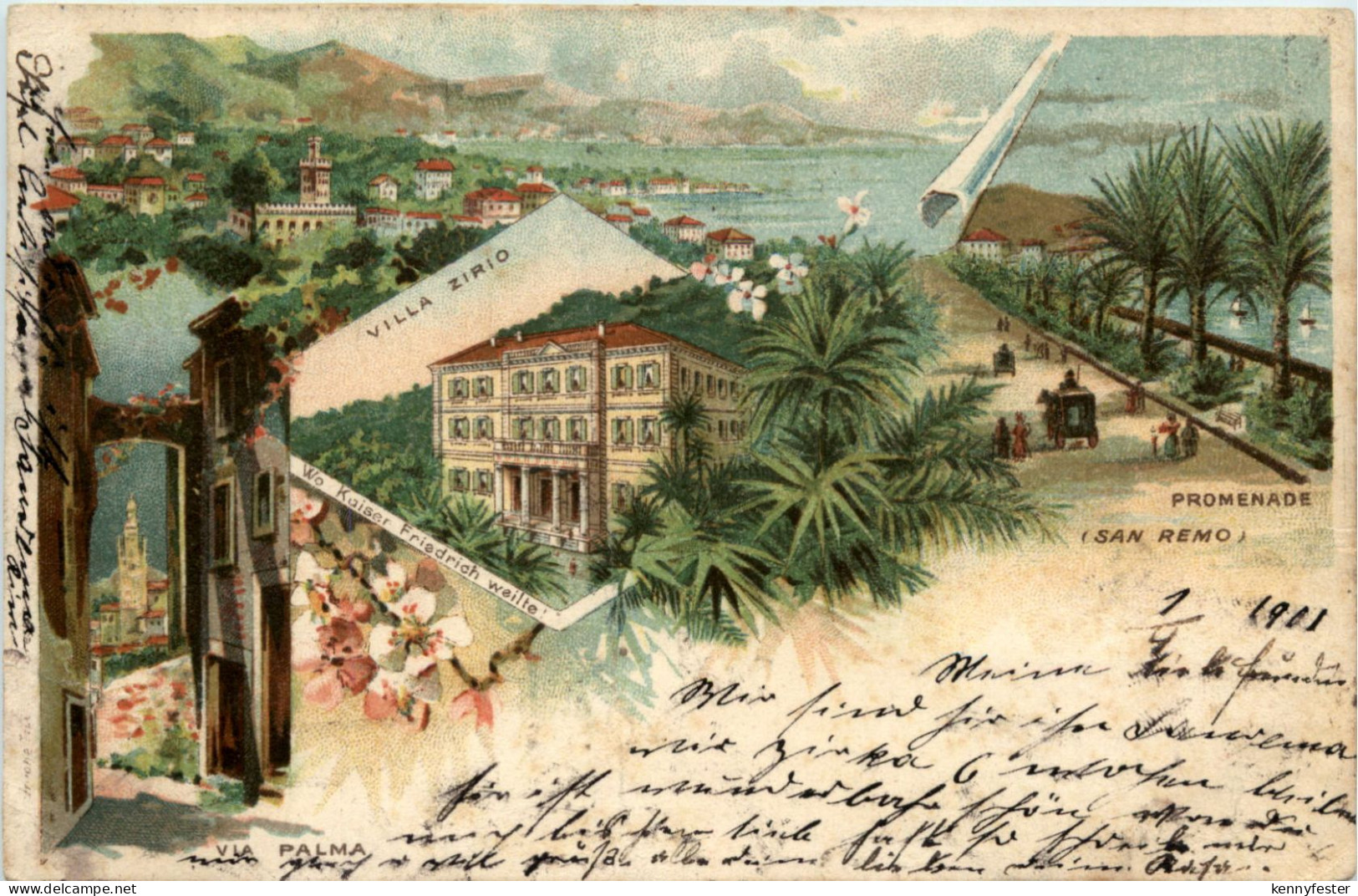 San Remo - Litho