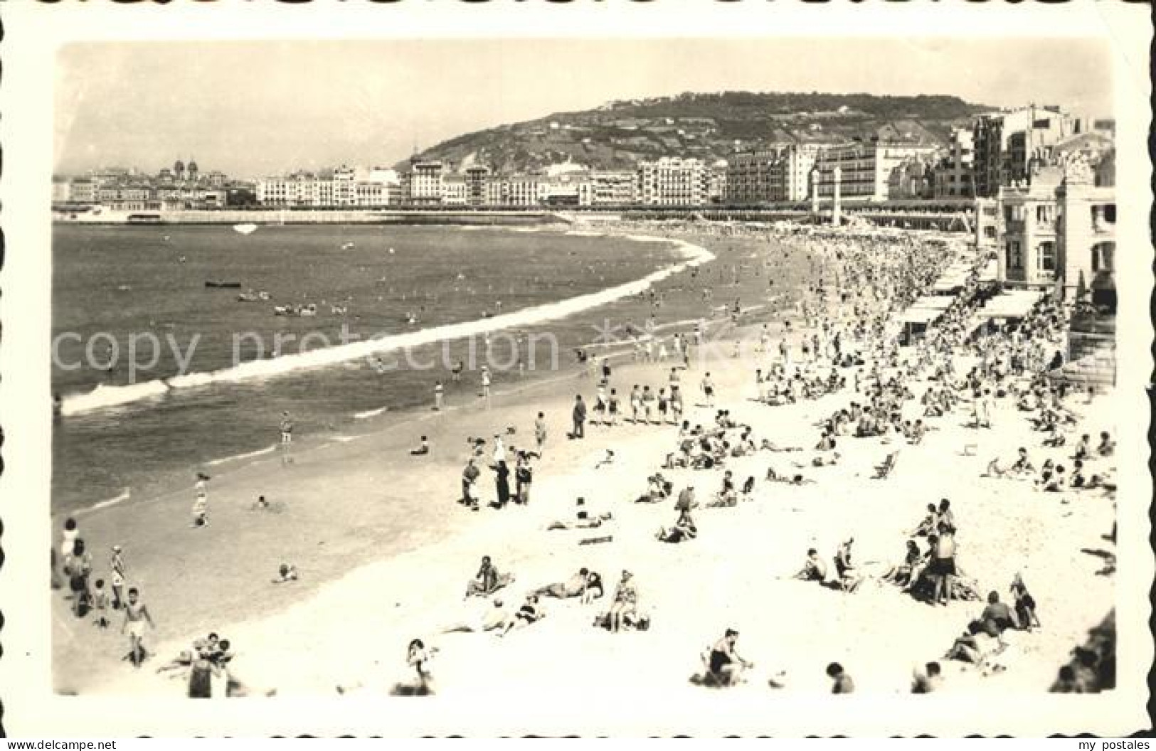 San Sebastian  Pais Vasco ES Concha Strand