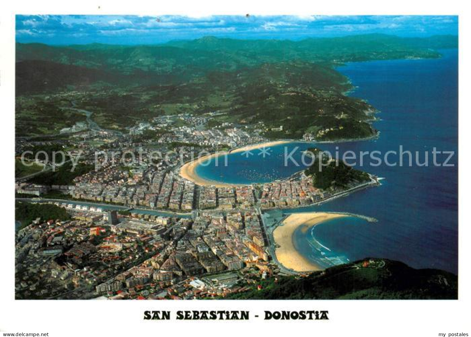 San Sebastian  Pais Vasco ES Fliegeraufnahme