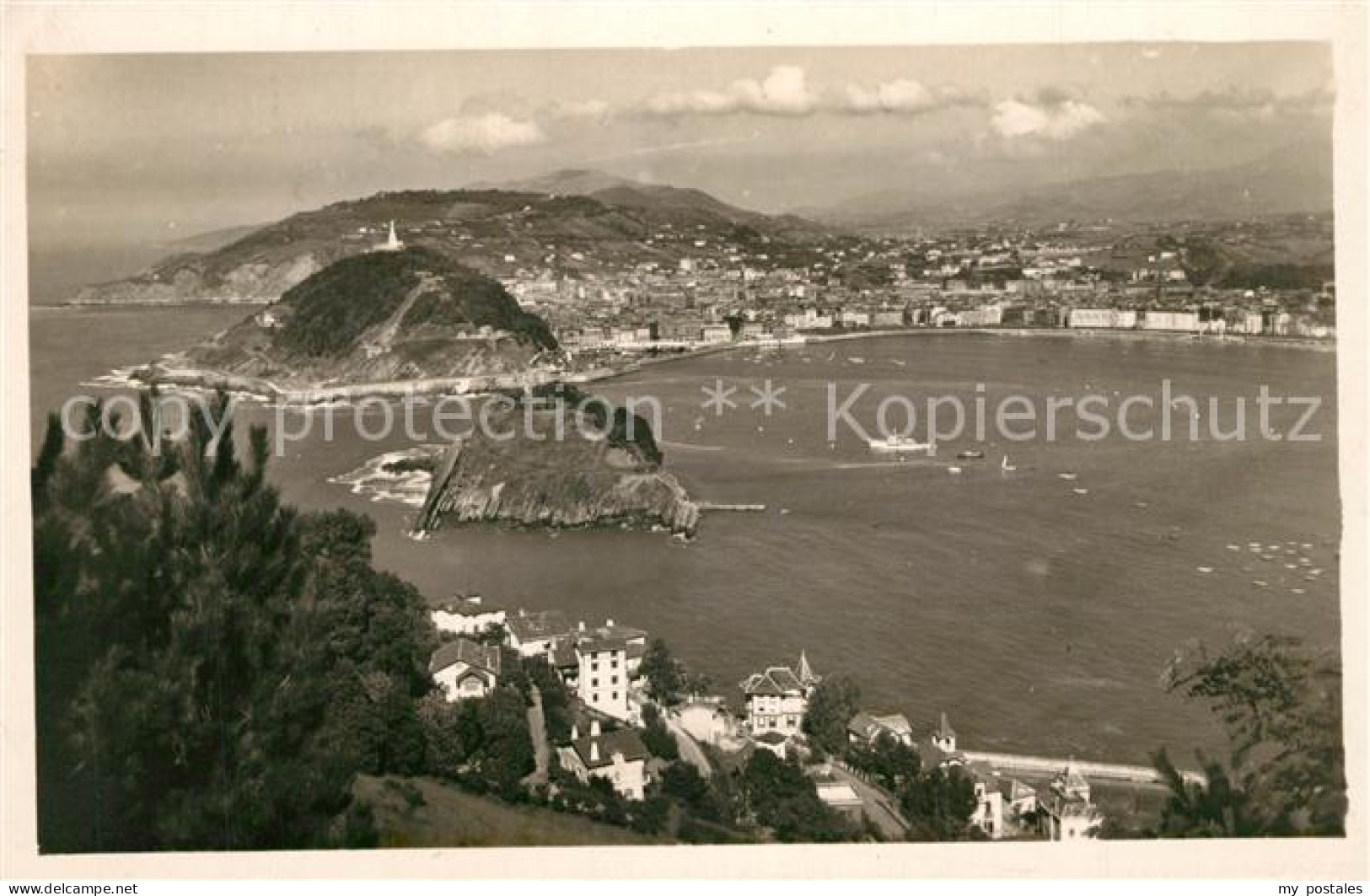 San Sebastian  Pais Vasco ES Fliegeraufnahme Bucht