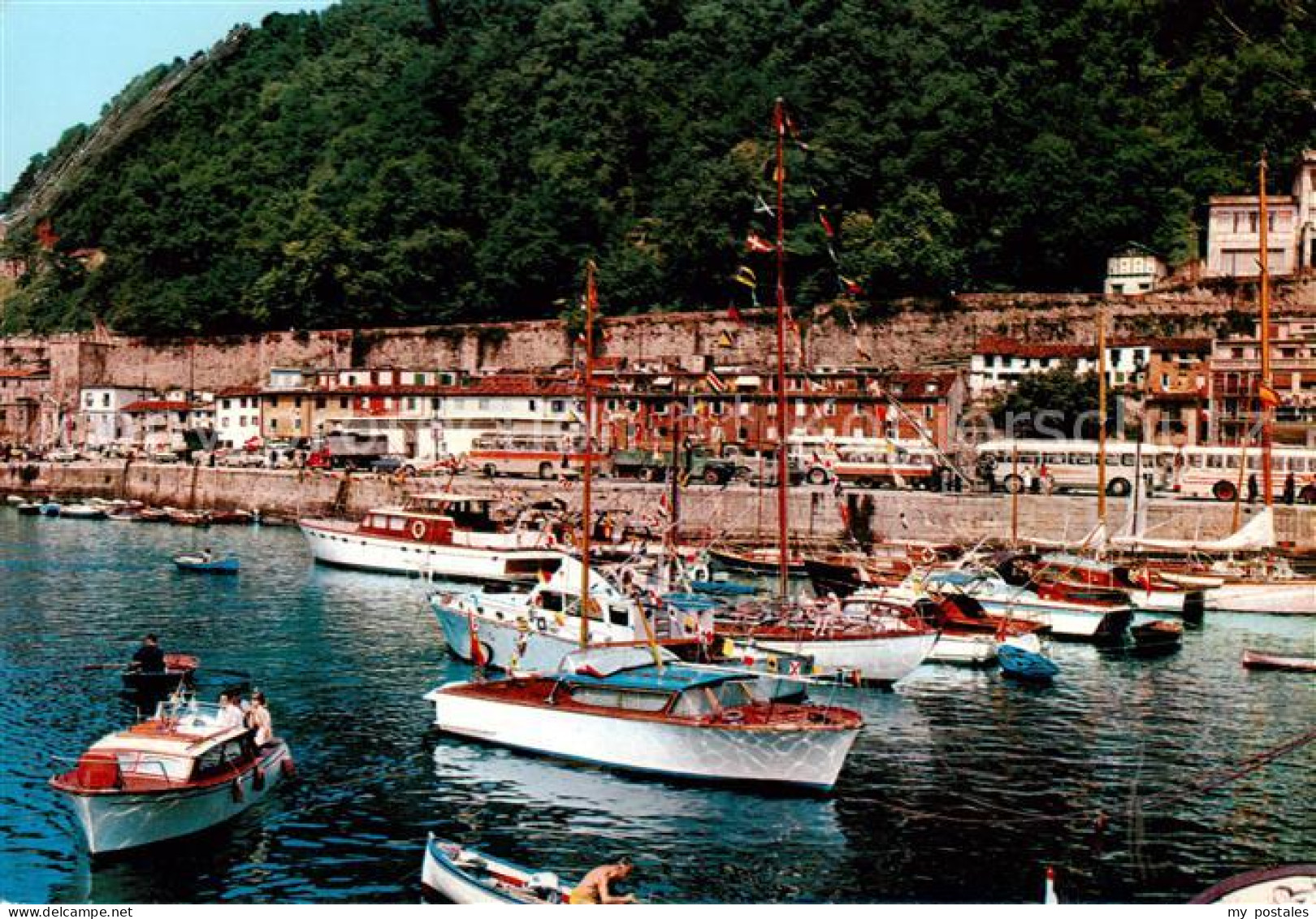 San Sebastian  Pais Vasco ES Hafenpartie