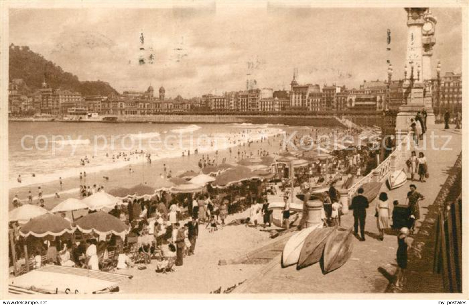 San Sebastian  Pais Vasco ES La playa