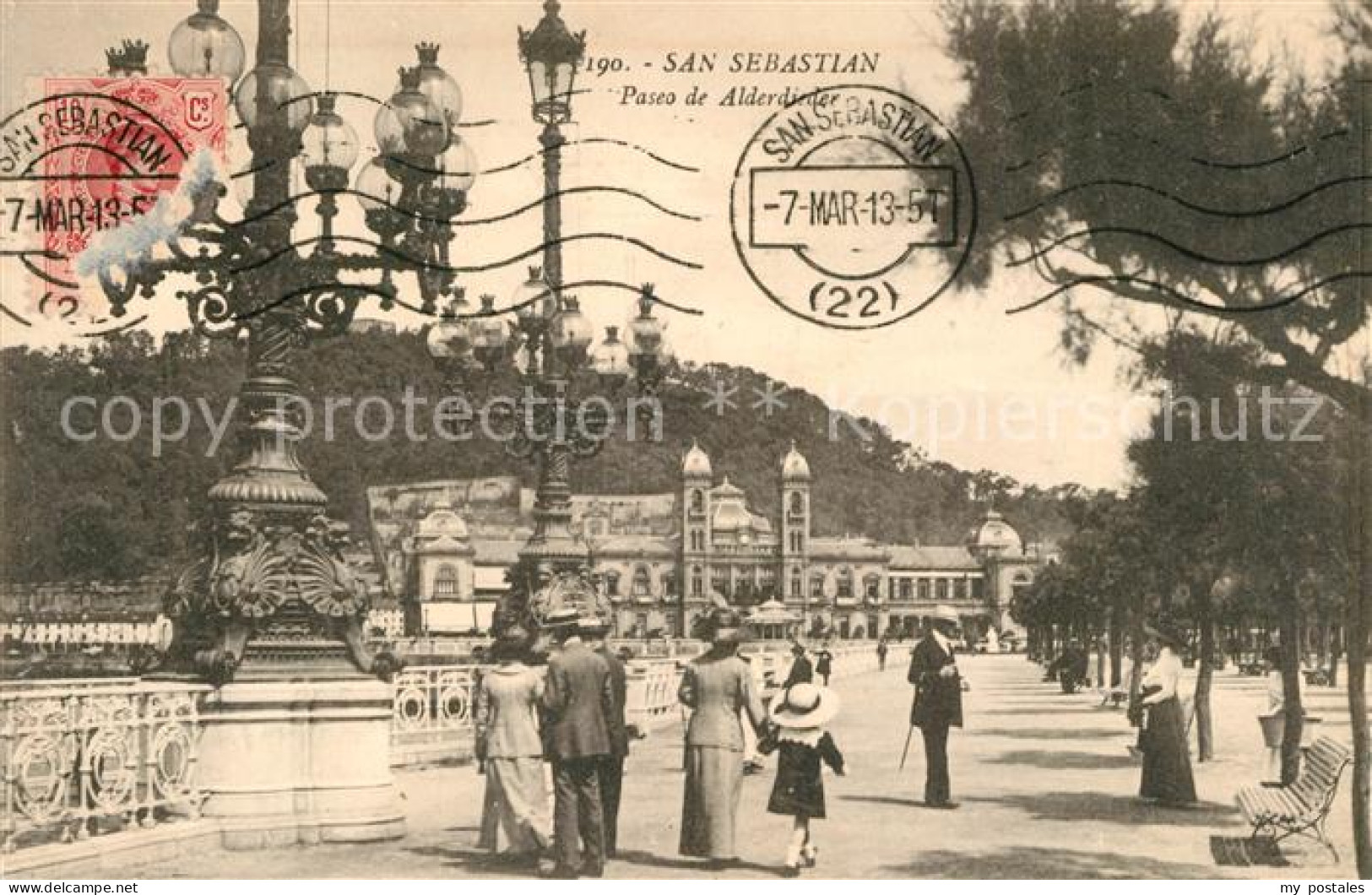 San Sebastian  Pais Vasco ES Paseo de Alderdieder