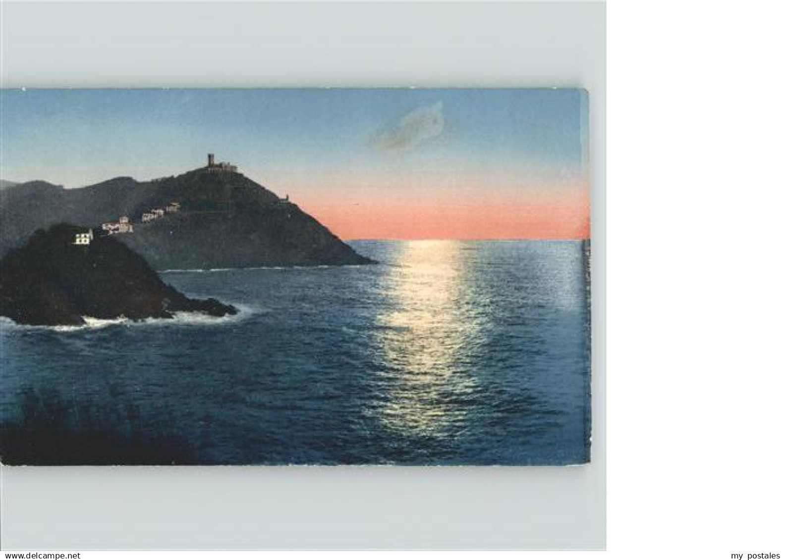 San Sebastian  Pais Vasco ES Puesta de Sol Sonnenuntergang