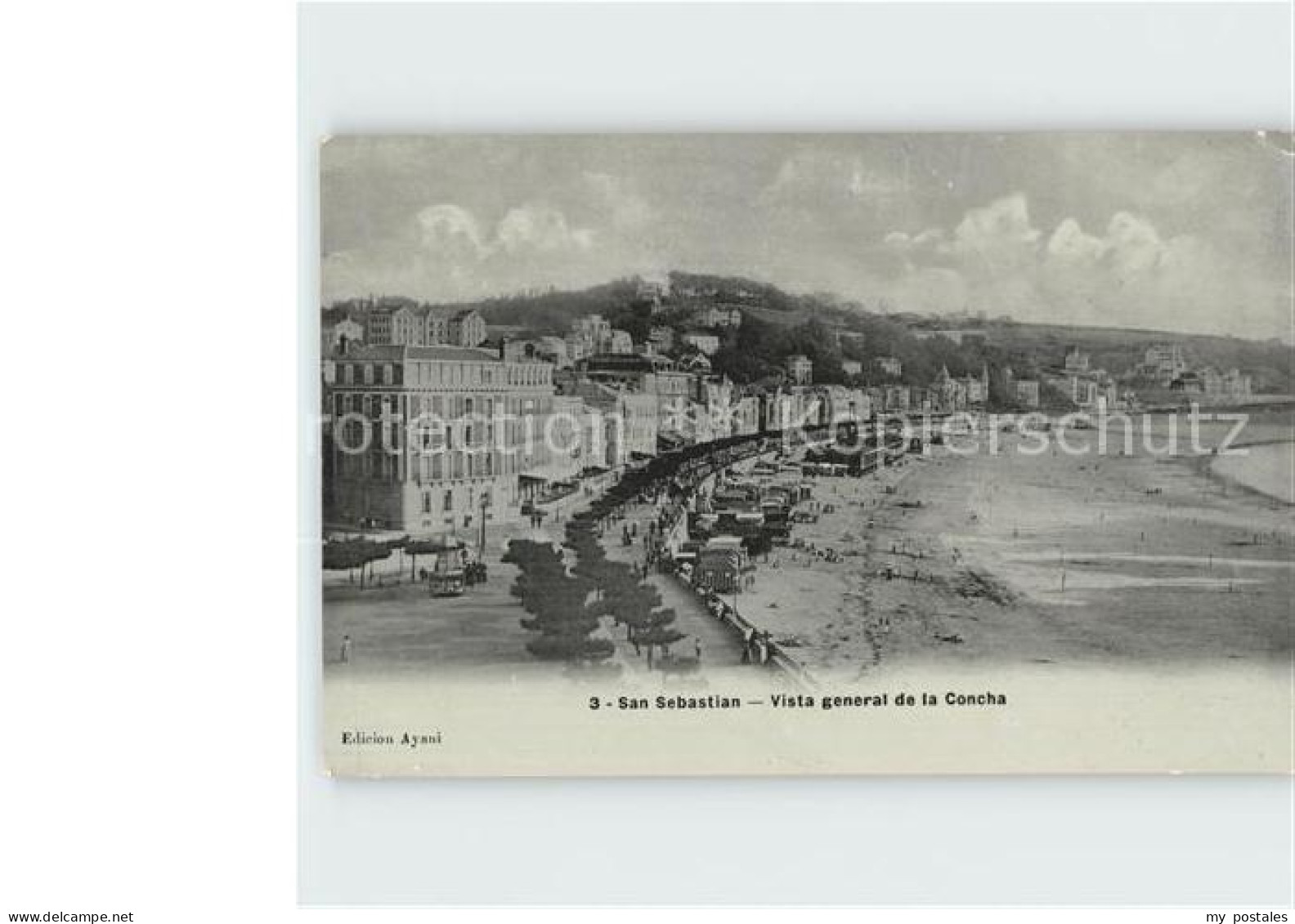 San Sebastian  Pais Vasco ES Seepromenade Concha