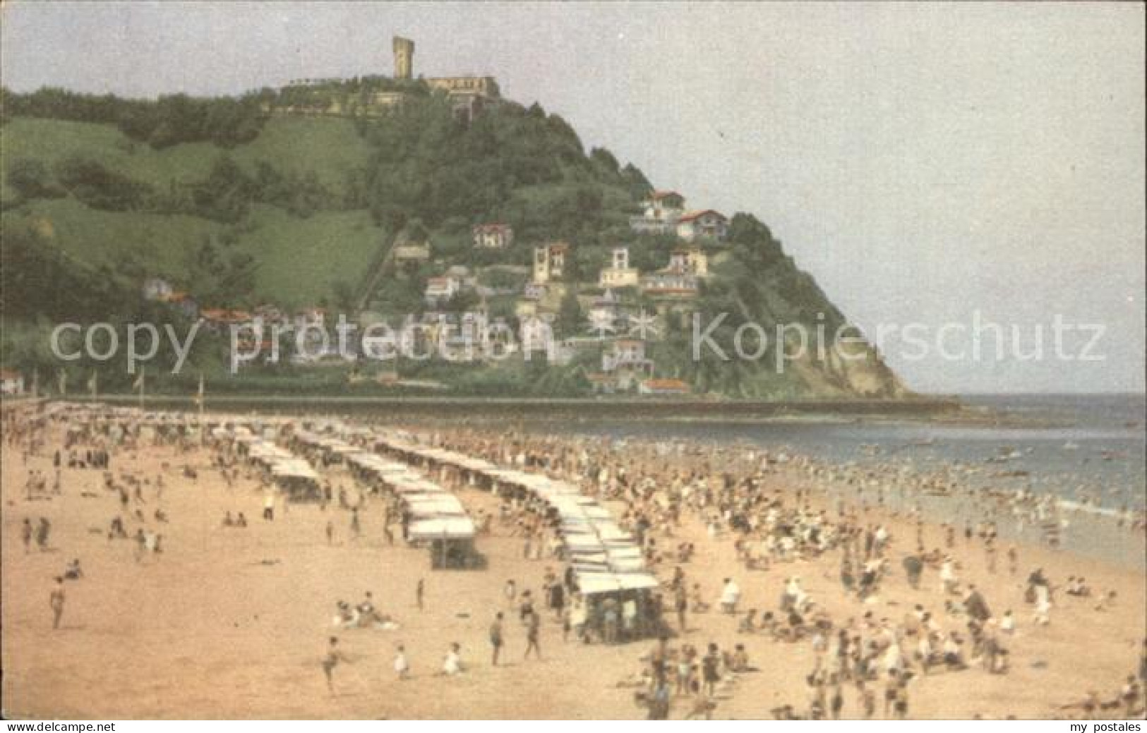 San Sebastian  Pais Vasco ES Strandpartie