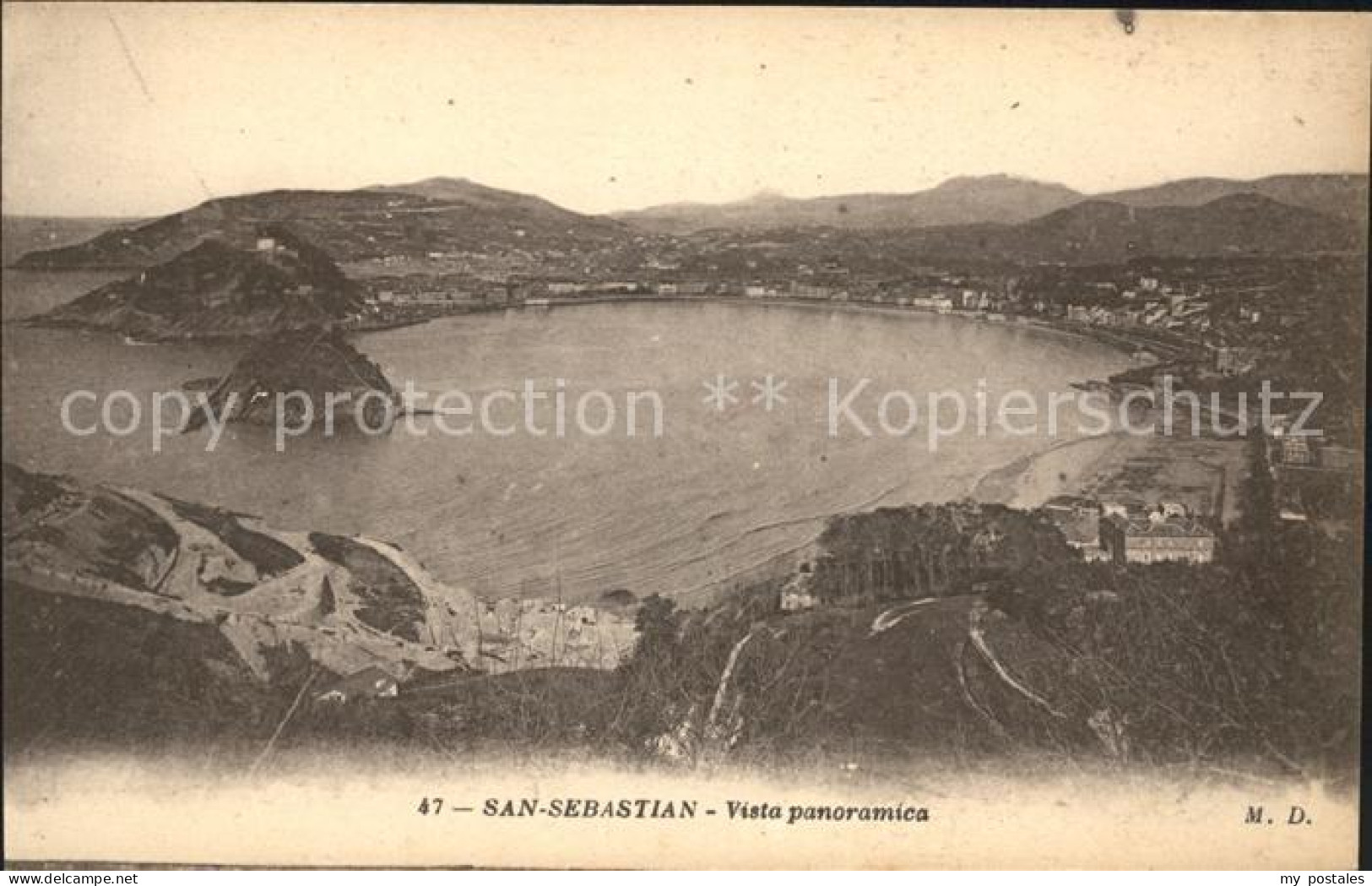 San Sebastian  Pais Vasco ES Vista panoramica