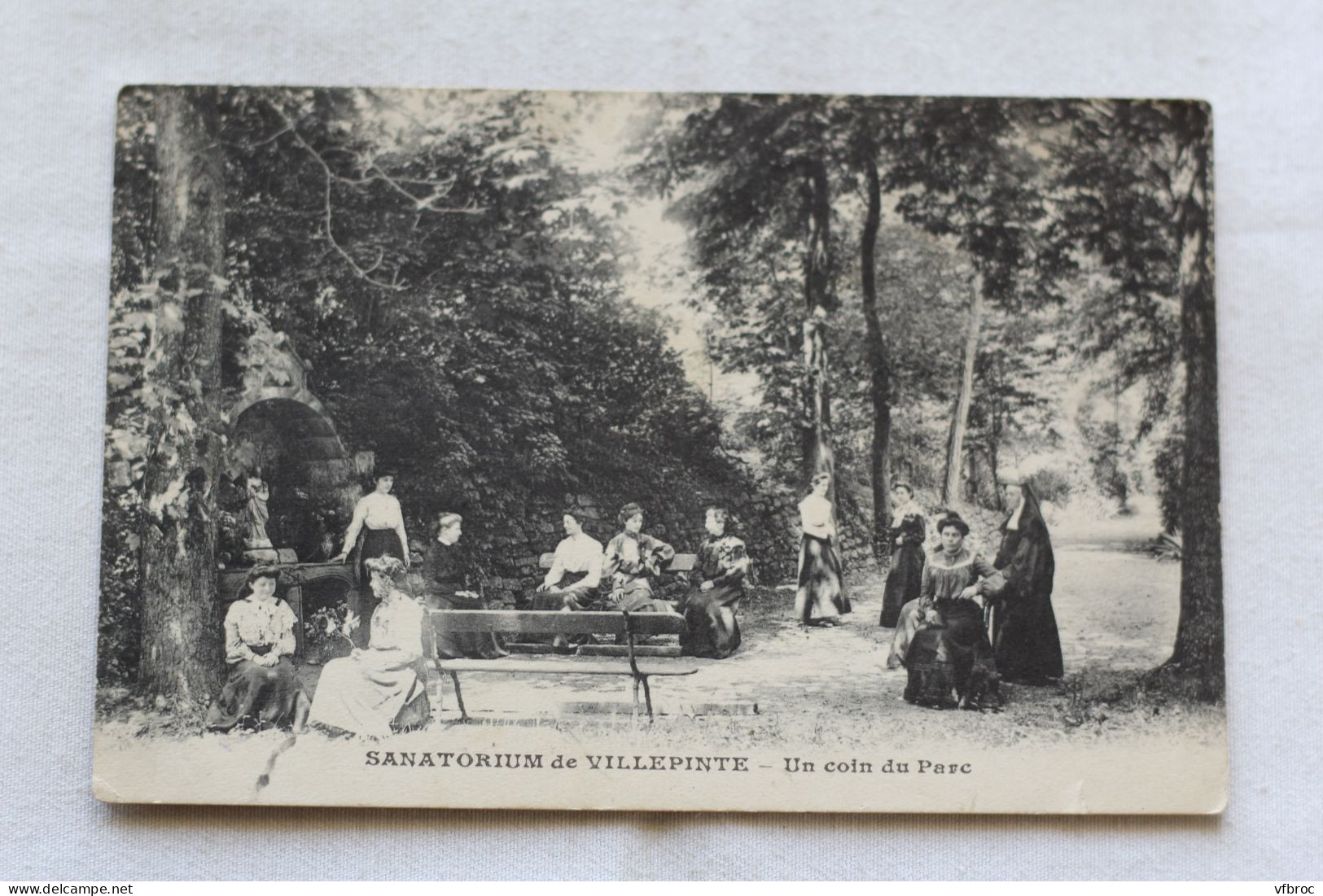 sanatorium de Villepinte, un coin du parc, Seine saint Denis 93