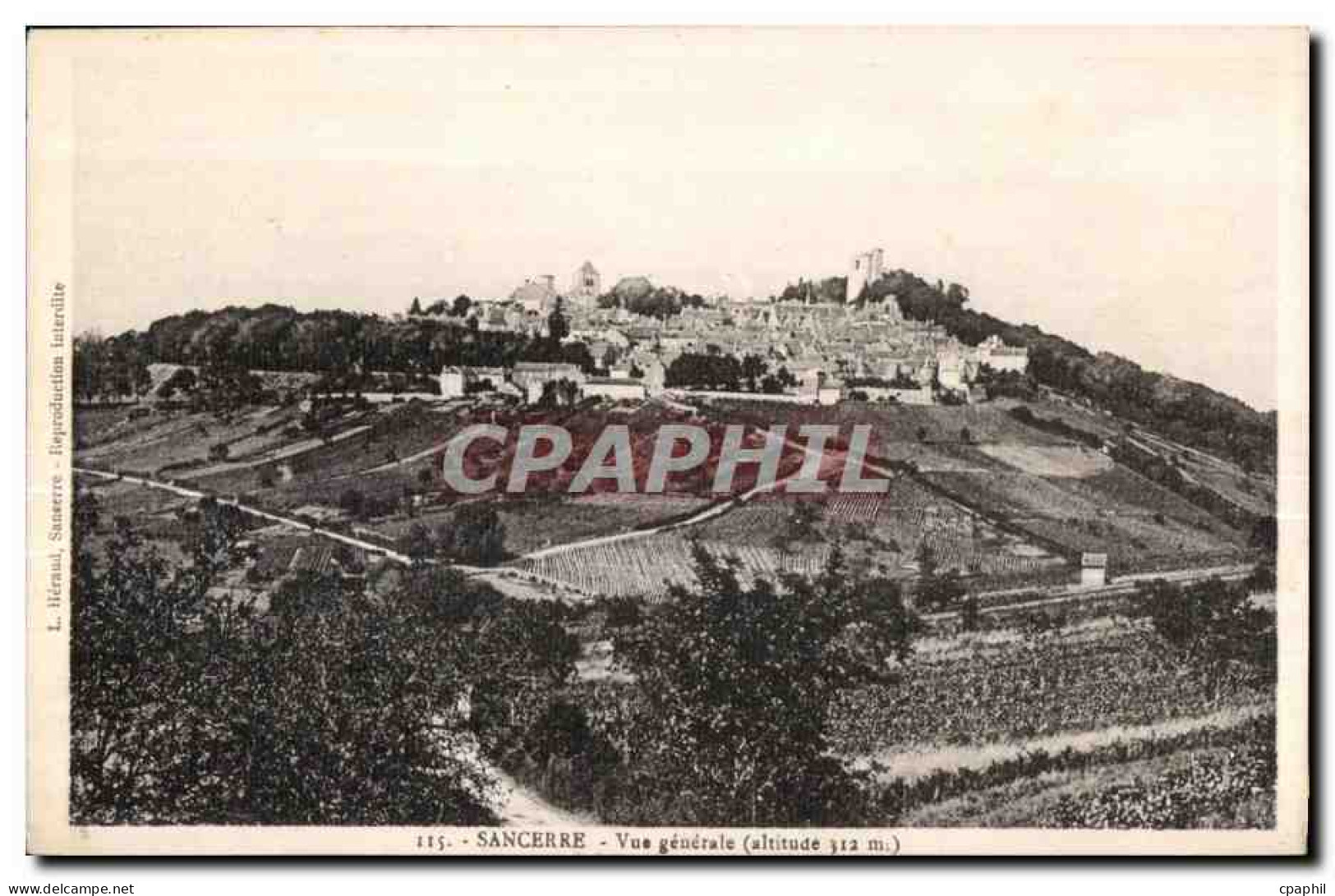 Sancerre - Vue Generale - CPA
