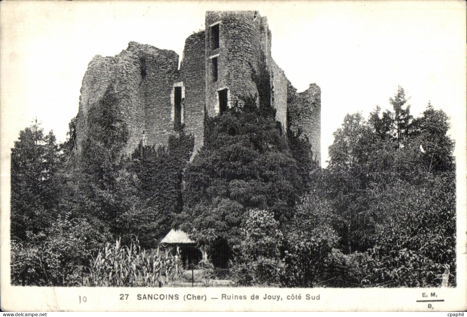 Sancoins - Ruines de Jouy - CPA