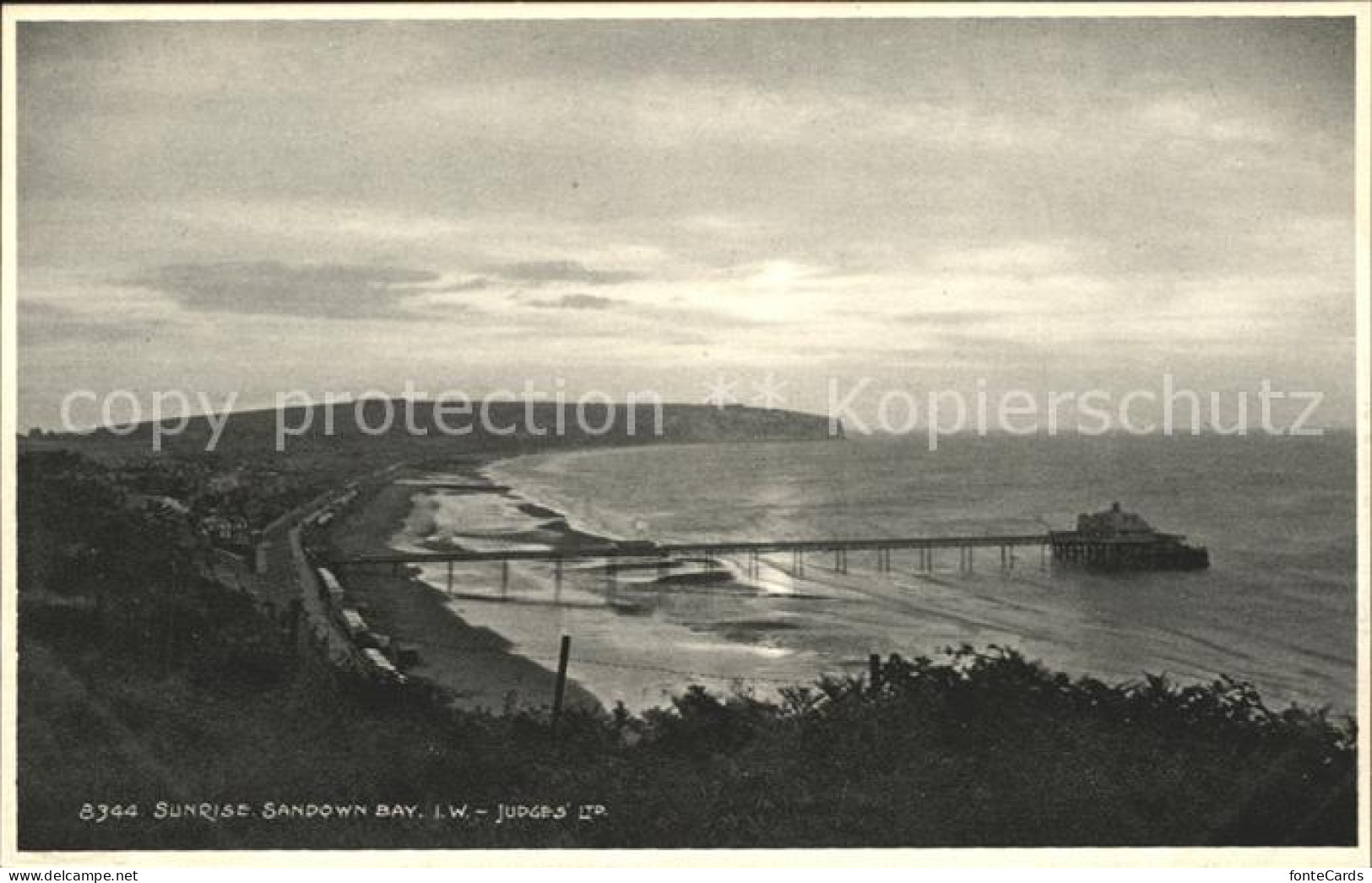 Sandown Isle of Wight Sunrise Sandown Bay Pier