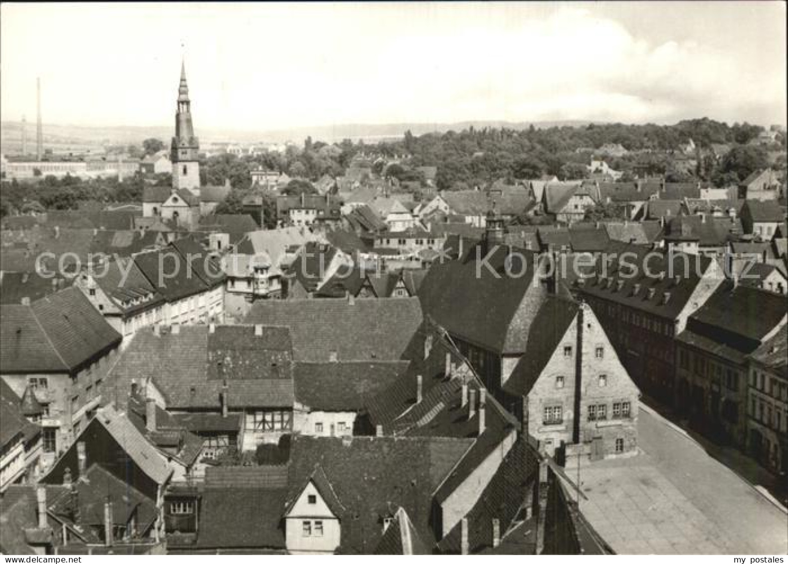 Sangerhausen Suedharz Luftaufnahme