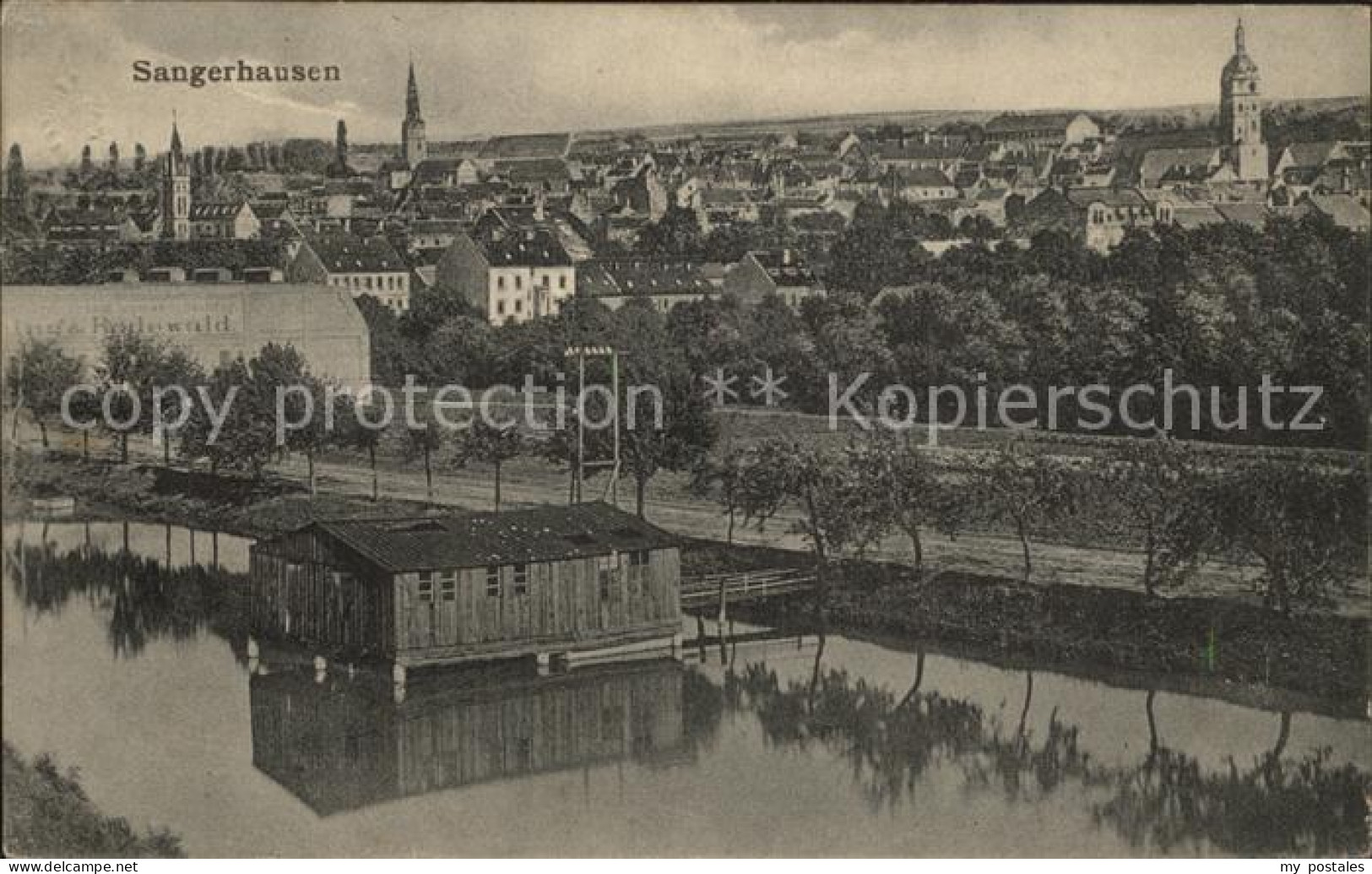 Sangerhausen Suedharz Ortsansicht