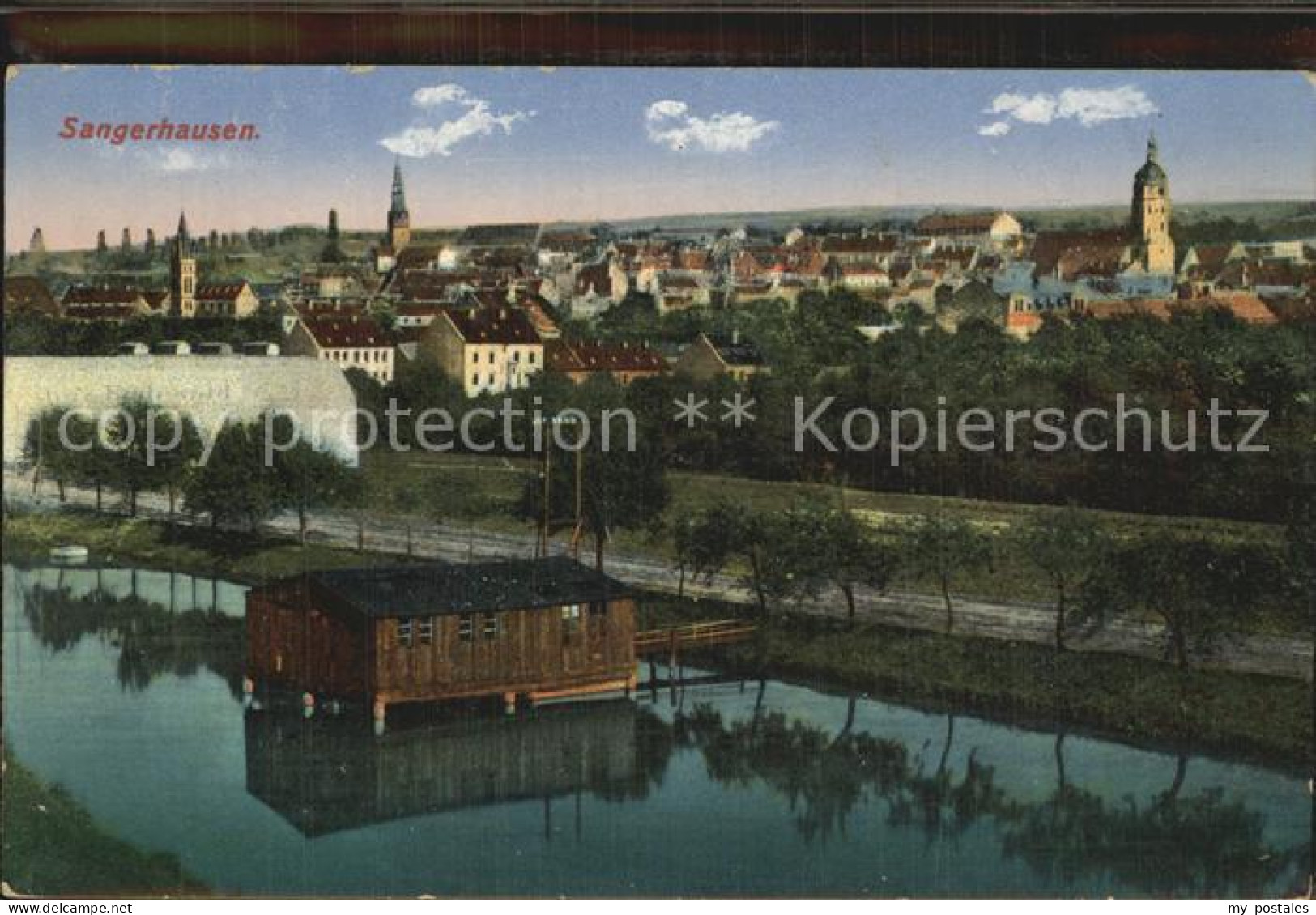 Sangerhausen Suedharz Ortsansicht