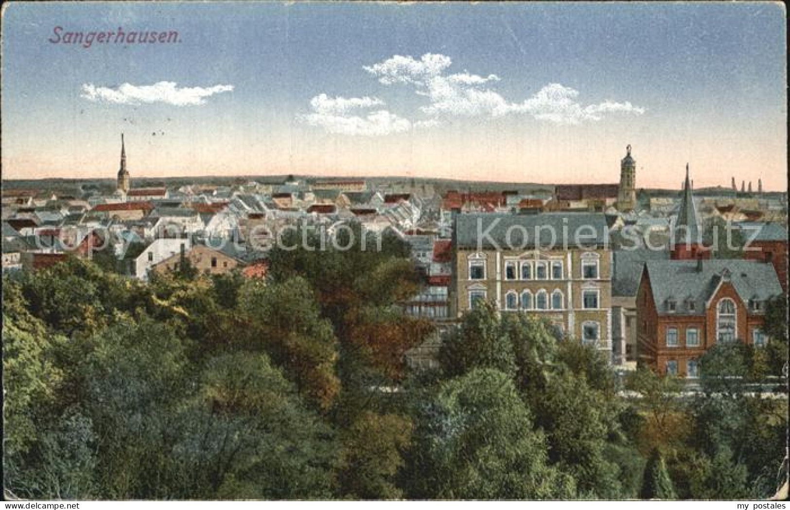Sangerhausen Suedharz Ortsansicht