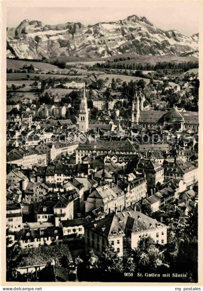 Sankt Gallen Gesamtansicht Saentis