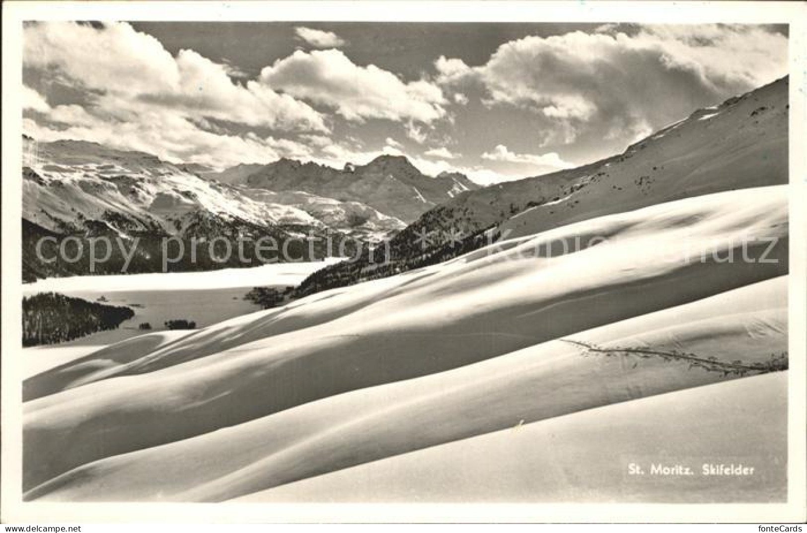 Sankt Moritz Wallis Skifelder