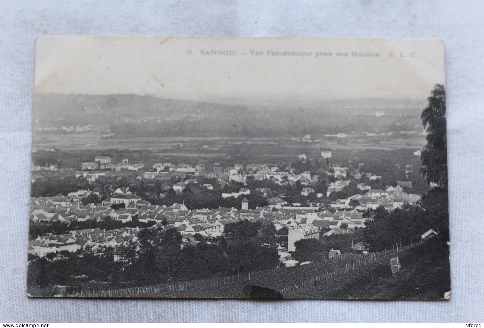 Sannois, vue panoramique prise des moulins, Val d'Oise 95