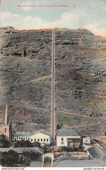 CPA / AFRIQUE / SAINTE HELENE / JACOBS LADDER / 700 STEPS / St HELENA