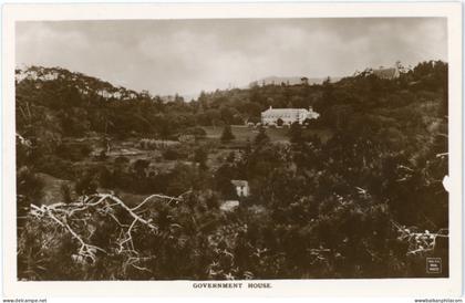 St Helena Government House photocard