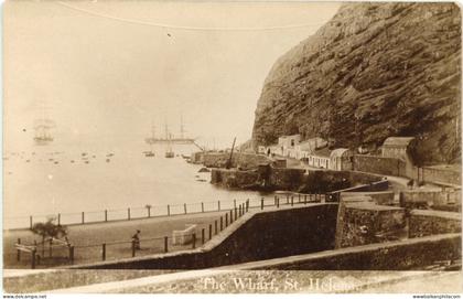 St Helena The Wharf photocard
