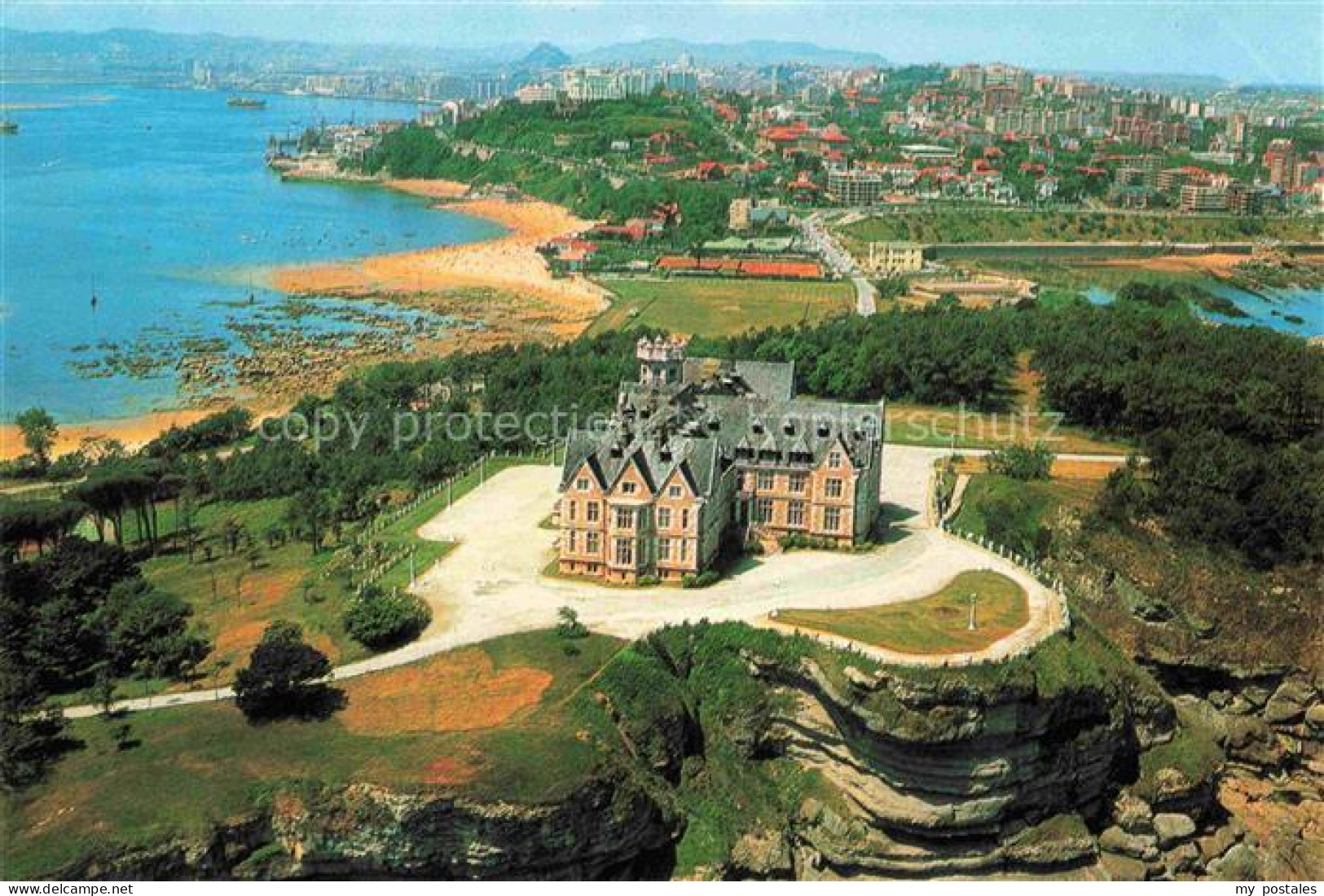 SANTANDER Cantabria ES Castillo vista aérea Schloss