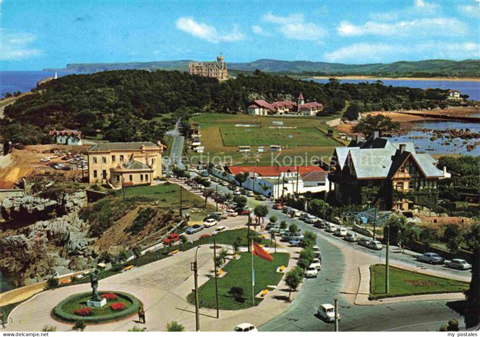 SANTANDER Cantabria ES Peninsula-de-la-Magdalena R.S.-Tenis Hipica Monumento-Pik