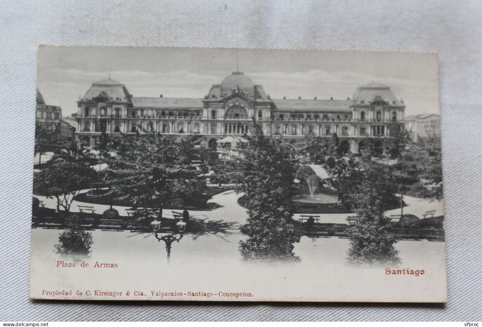 Santiago, plaza de armas, Chili
