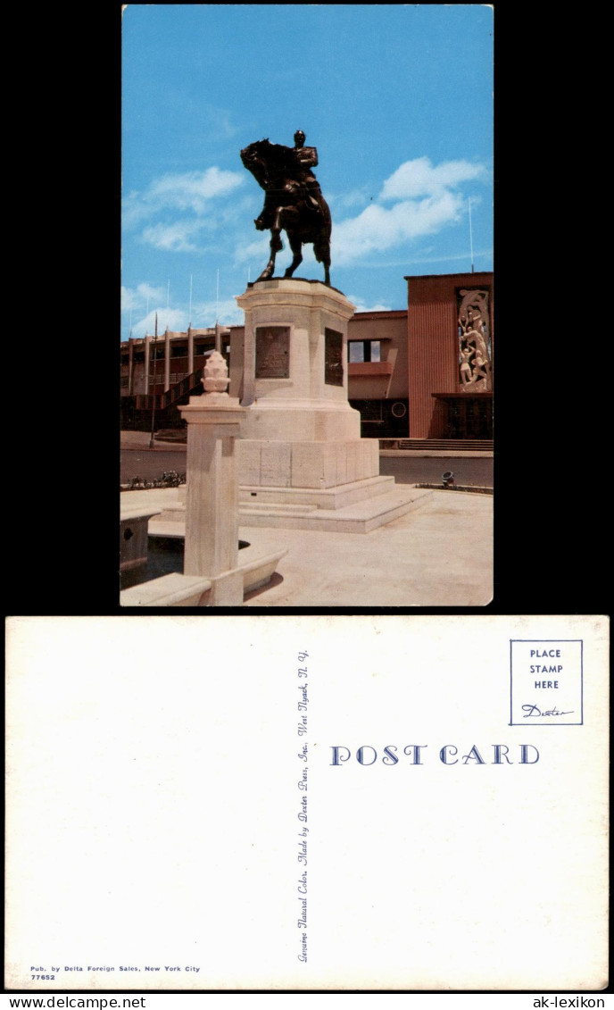 Santo Domingo de Guzmán Ciudad Trujillo Reiterstandbild   Generalissimo  1958