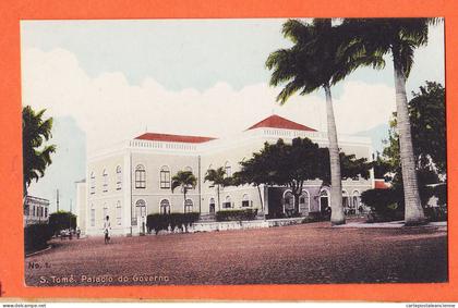 10528 /  ◉  ️ Incomum SÃO TOME e PRINCIPE Ex-colônias portuguesas Palacio do Governo 1910s Edição ELITE N°1