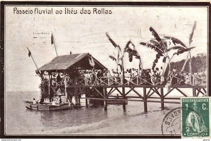 PC SAO TOME AND PRINCIPE AFRICA PASSEIO FLUVIAL AO IHEU DAS ROLLAS (b54371)