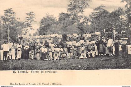 São Tomé & Príncipe - Servants - Publ. Mendes.