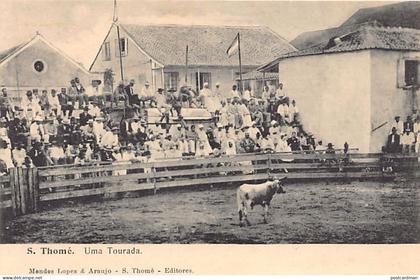 São Tomé & Príncipe - Uma Tourada - Bullfight - Publ. Mendes.