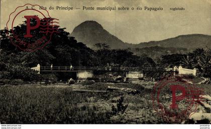 AFRICA. SÃO TOMÉ E PRÍNCIPE- A.C. Ilha do Principe -Ponte Municipal sobre o rio Papagaio
