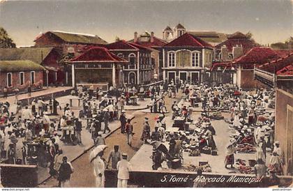 São Tomé e Príncipe - SÃO THOMÉ - Mercado municipal - Ed. desconhecido