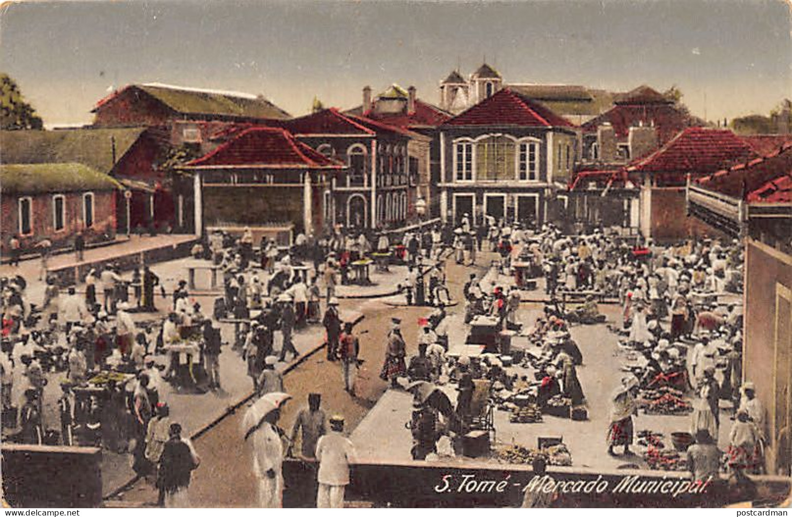 São Tomé e Príncipe - SÃO THOMÉ - Mercado municipal - Ed. desconhecido