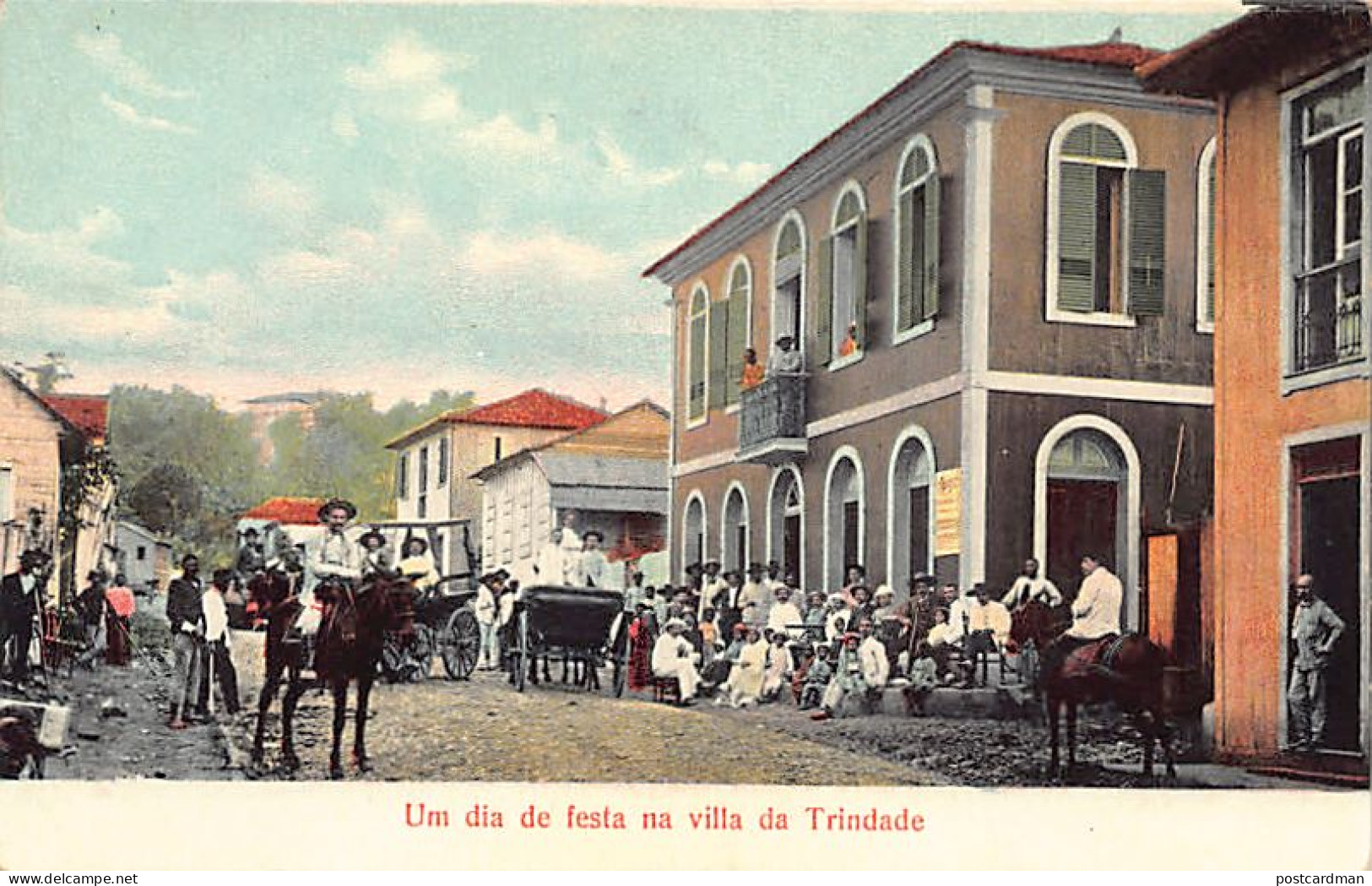 São Tomé e Príncipe - Um dia de festa na villa da Trinidade - Ed. Antonio Joaquim Braz