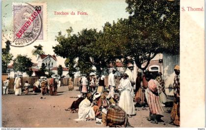 AFRIQUE --  SAO TOME Et PRINCIPE -- S Thomé - Trechos da Fiera