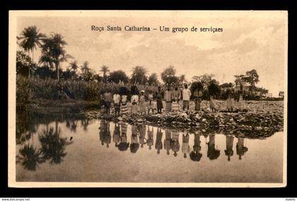 SAO TOME E PRINCIPE - ROCA SANTA CATHARINA - UM GRUPO DE SERVICAES