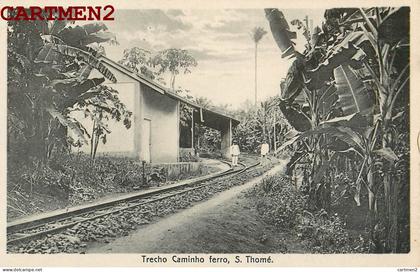 SAO TOME ET PRINCIPE TRECHO CAMINHO FERRO SAO THOME AFRICA PORTUGAL AFRIQUE