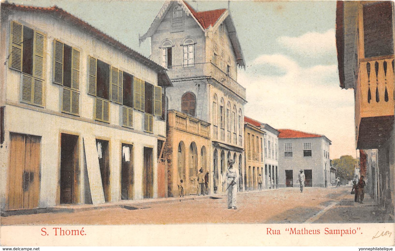 Sao Tome et Principe / 16 - Rua Matheus Sampaio - Belle Oblitération