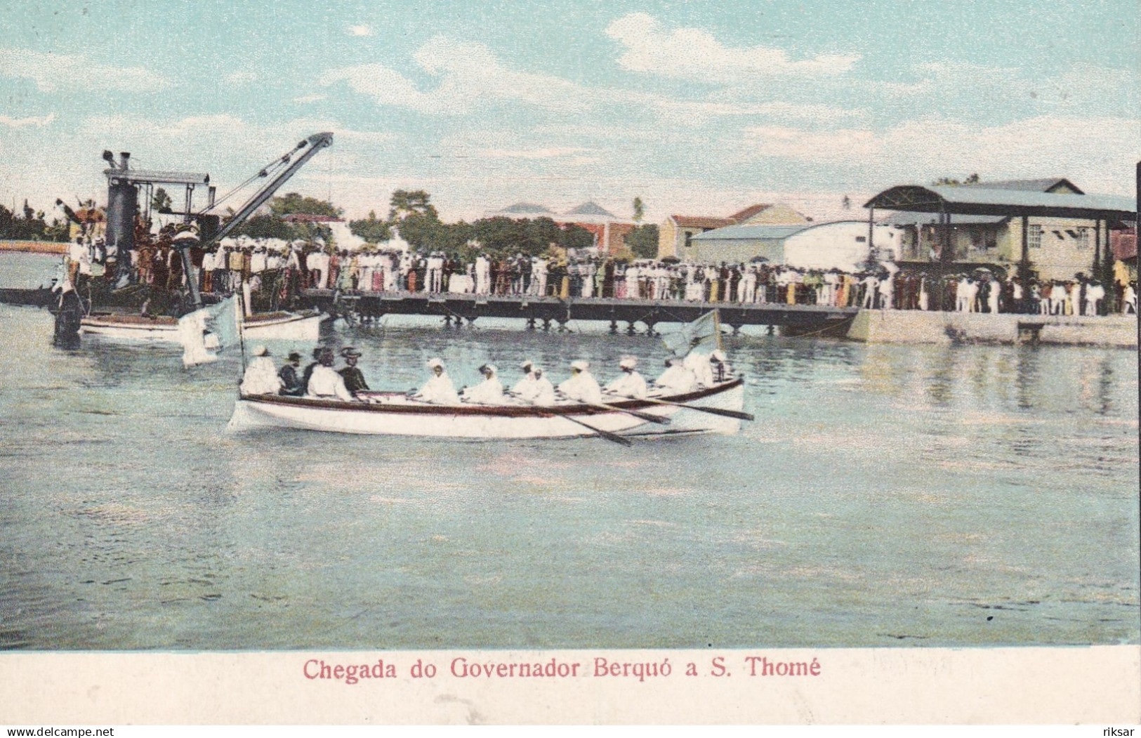 SAO TOME ET PRINCIPE(ARRIVEE DU GOUVERNEUR)